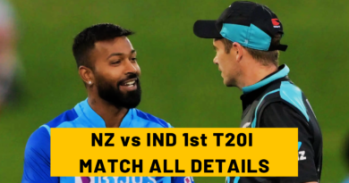 NZ vs IND 1st T20I 2022