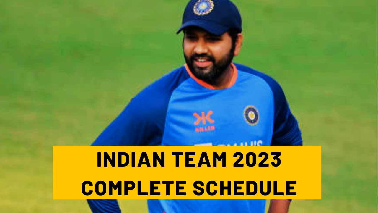 Indian Cricket Team 2023 Schedule Till March Cricket News Stats