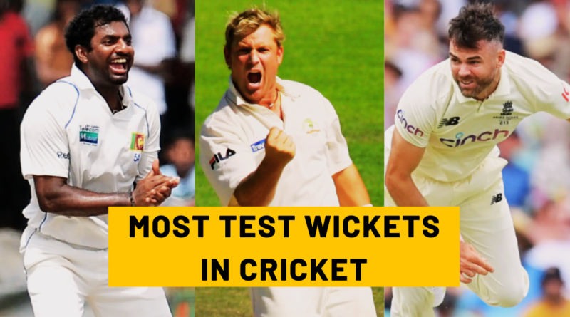 most test wickets in cricket
