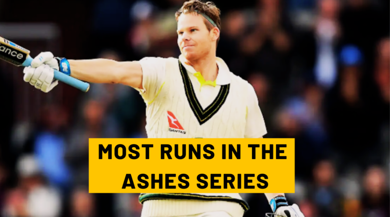 most runs in the ashes series