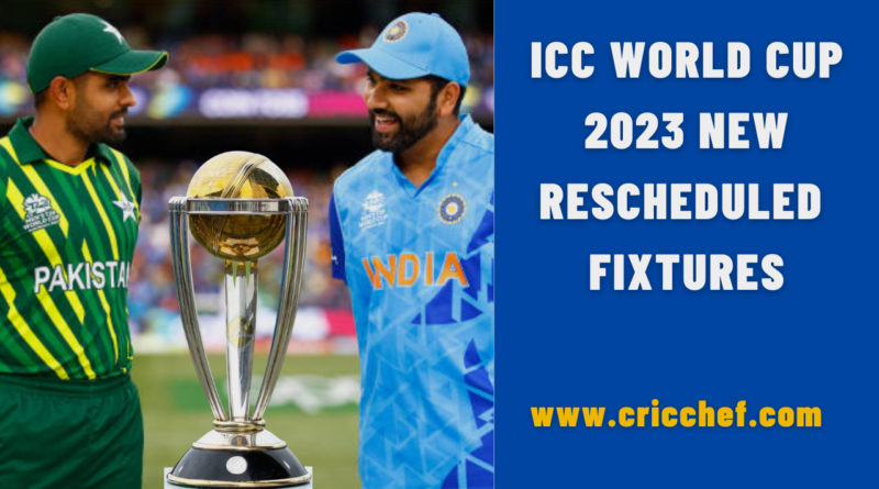 ICC Men's ODI WOrld Cup 2023