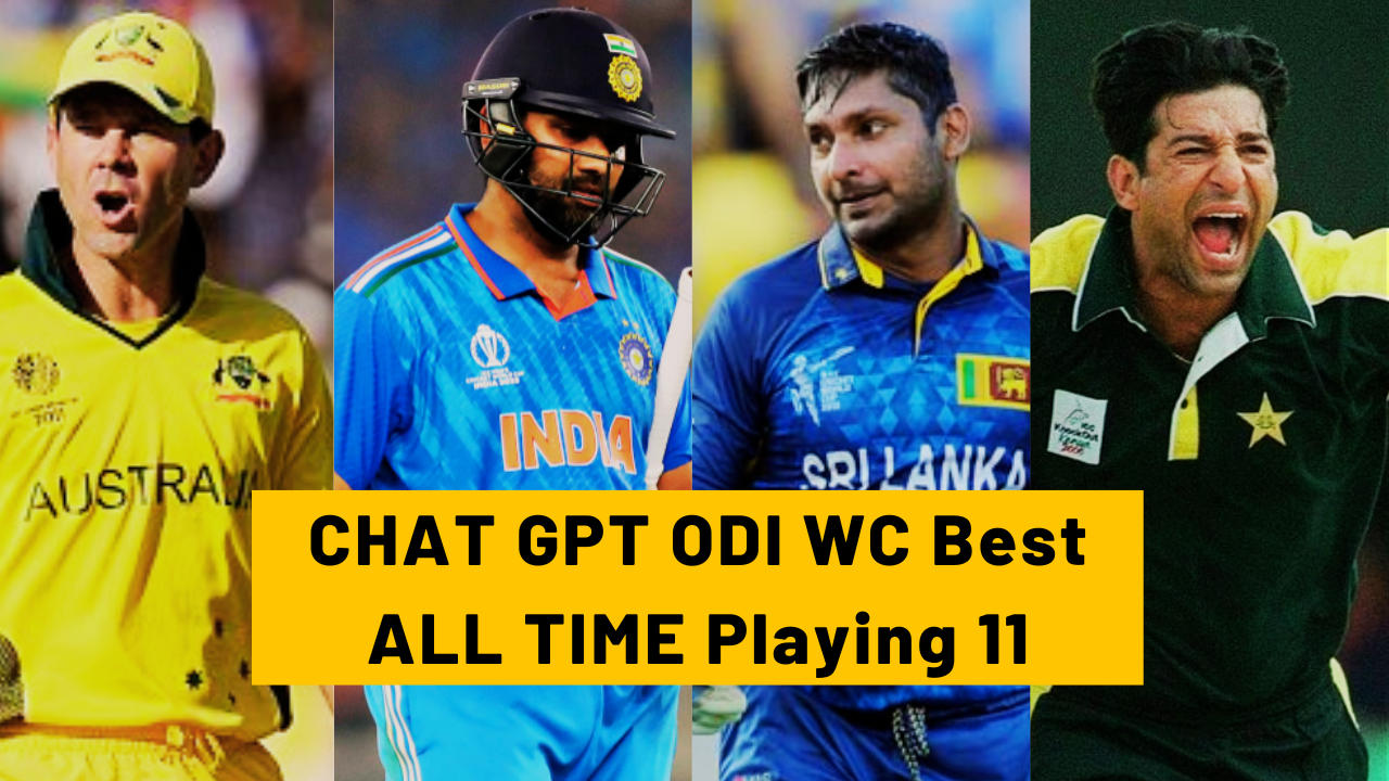 Odi World Cup Best All Time Playing 11 By Chat Gpt Cricket News Stats And Records Fantasy Tips 1240