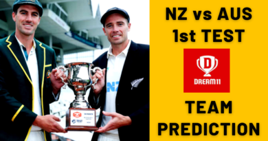 NZ vs AUS 1st Test Dream11 Team Prediction