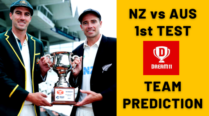 NZ vs AUS 1st Test Dream11 Team Prediction