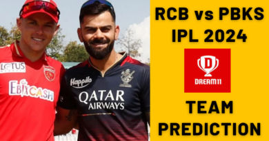 RCB vs PBKS IPL 2024 Test Dream11 Team Prediction