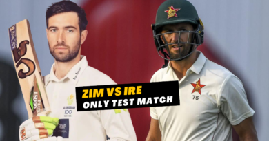 zimbabwe vs ireland only test match 2024