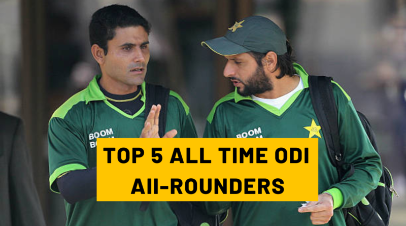 Five Greatest ODI All-Rounders