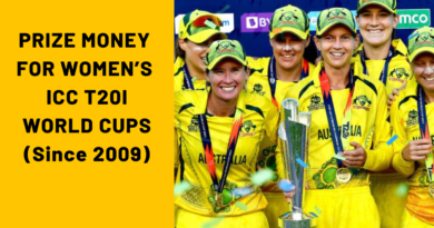 Prize Money for Women's T20 World Cup Champions and Runner-ups