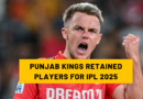 PUNJAB KINGS RETAINED PLAYERS FOR IPL 2025