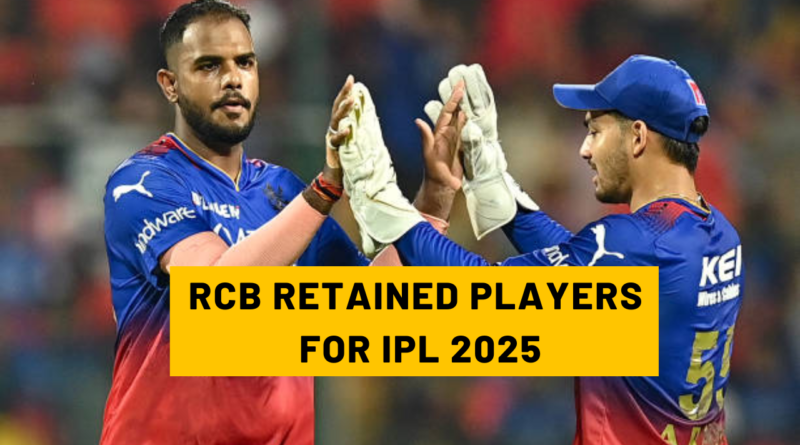 RCB RETAINED PLAYERS FOR IPL 2025