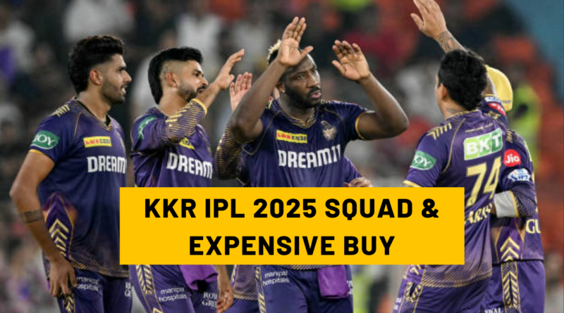 KKR IPL 2025 Squad