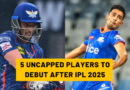 Uncapped Players Who Can Debut After IPL 2025