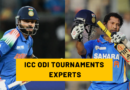 ICC ODI TOURNAMENTS EXPERTS from Indian Cricket team