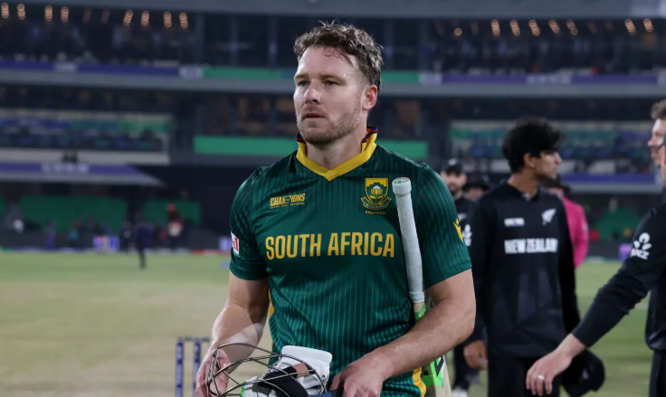 David Miller in the South Africa vs New Zealand 2nd Semi-final of Champions Trophy 2025